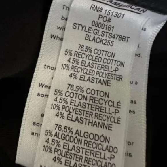 GOOD AMERICAN Good Legs Straight Jeans Black 255 High Rise Size 28–32 - Picture 5 of 10